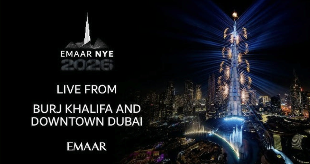 Live broadcast · Emaar New Year 2026