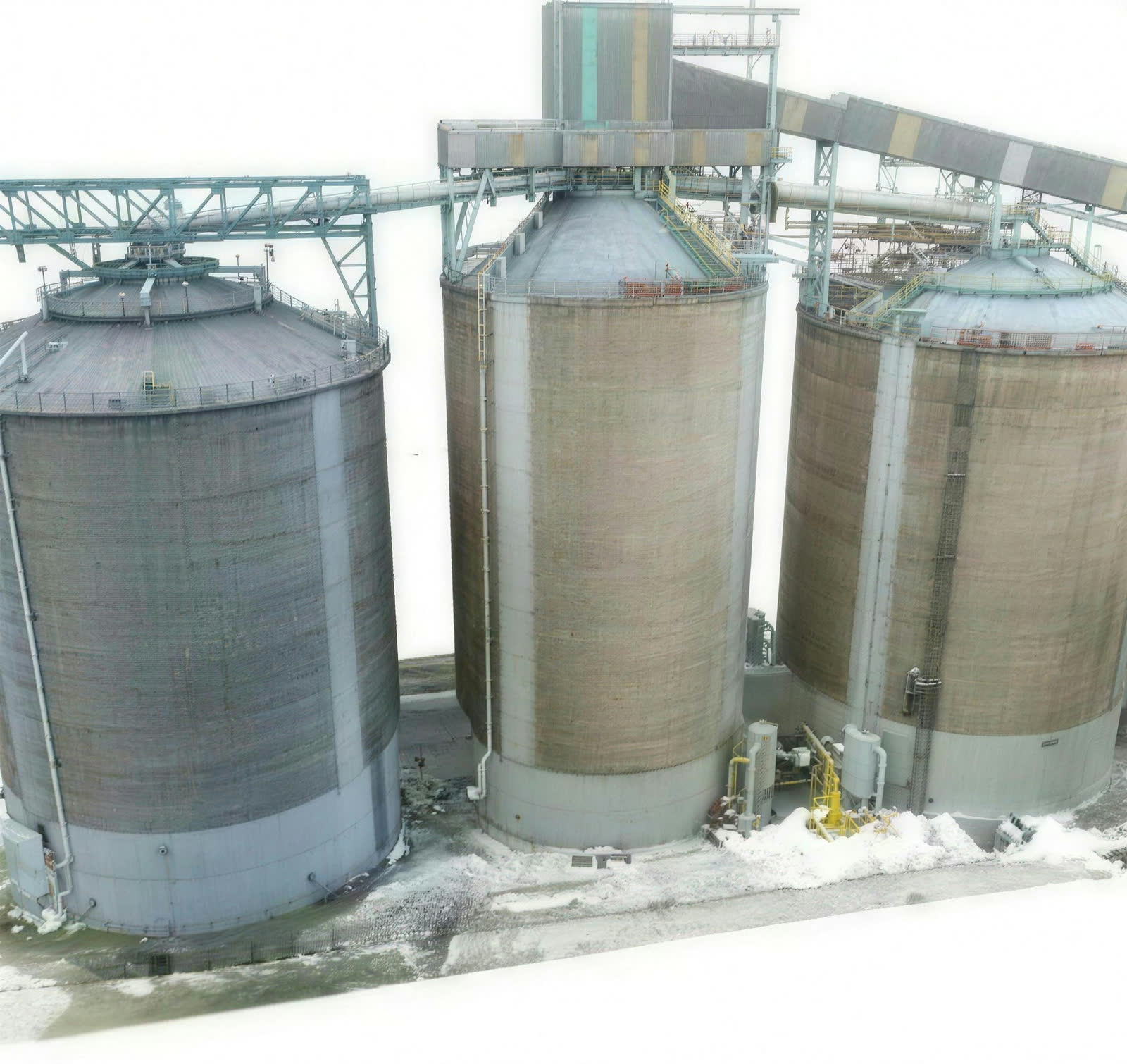 3D inspection model of industrial silos